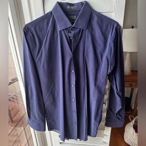 C2 by Calibrate Deep Blue Dress Shirt
